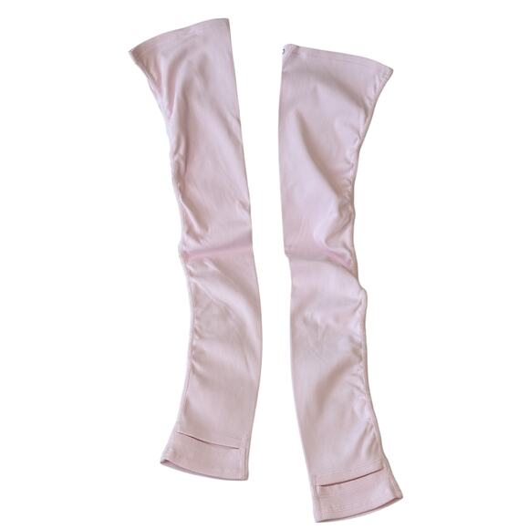 Alo Yoga Legwarmers Goddess Powder Pink Ribbed Women's Size M/L Medium Large - Picture 2 of 7